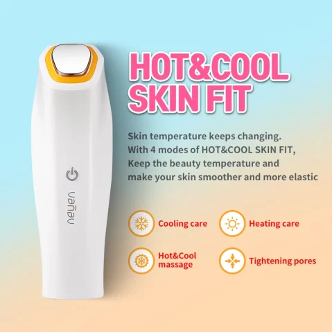 HOT & COOL SKIN FIT- 4 level Temperature Facial Treatment Tool for Skincare