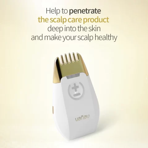 TIME MACHINE GOLDEN BRUSH – Scalpcare device for hair growth and hair fall treatment