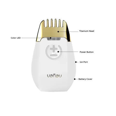 TIME MACHINE GOLDEN BRUSH – Scalpcare device for hair growth and hair fall treatment