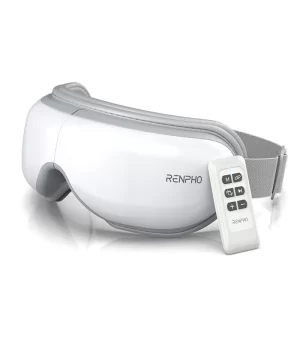 RENPHO Eye Massager - Eyeris with Heat & Bluetooth Music, Rechargeable Eye Care Machine With Remote