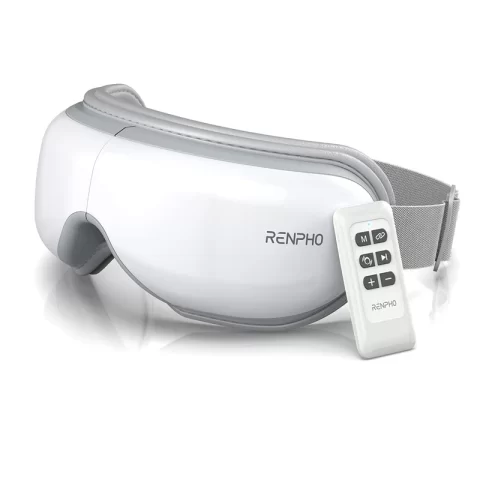RENPHO Eye Massager - Eyeris with Heat & Bluetooth Music, Rechargeable Eye Care Machine With Remote