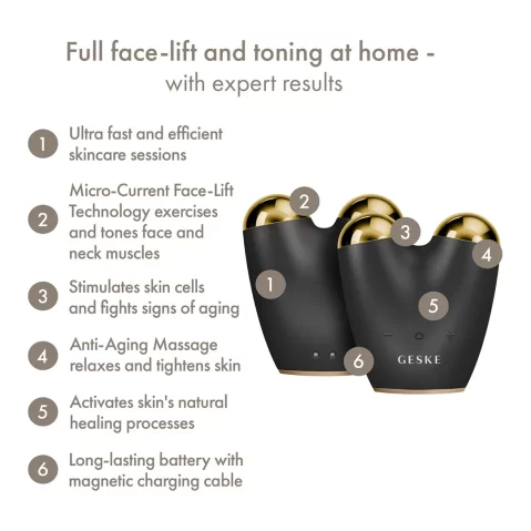 GESKE MicroCurrent Face Lifter 6 in 1