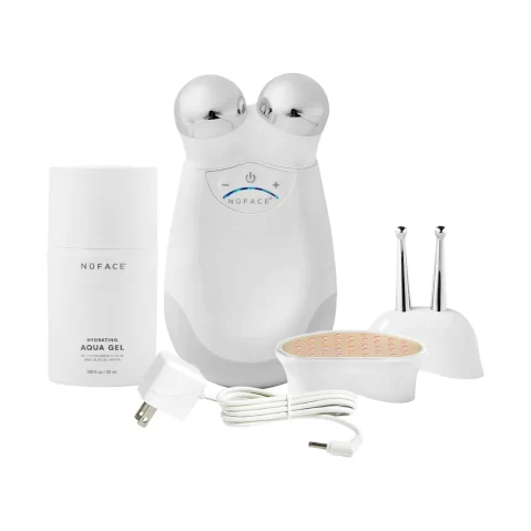 NuFACE Trinity Facial Toning Device With Ele & Twr Attachment and Aqua Gel Activator