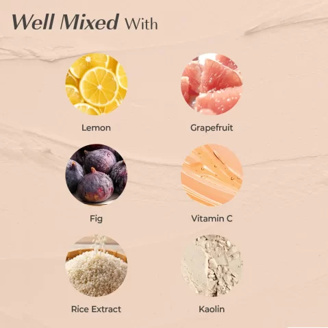 GLAM UP Brightening Pink Lemon Clay Mask