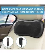 RENPHO Shiatsu Lower Back Neck Massage Pillow with Heat, 3-Speeds with Net Cover