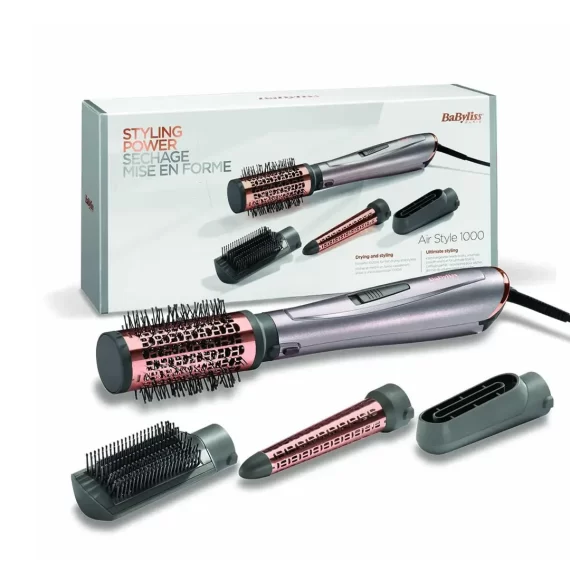 Babyliss 1000W 4 In 1 Rotating Air Styler Brush