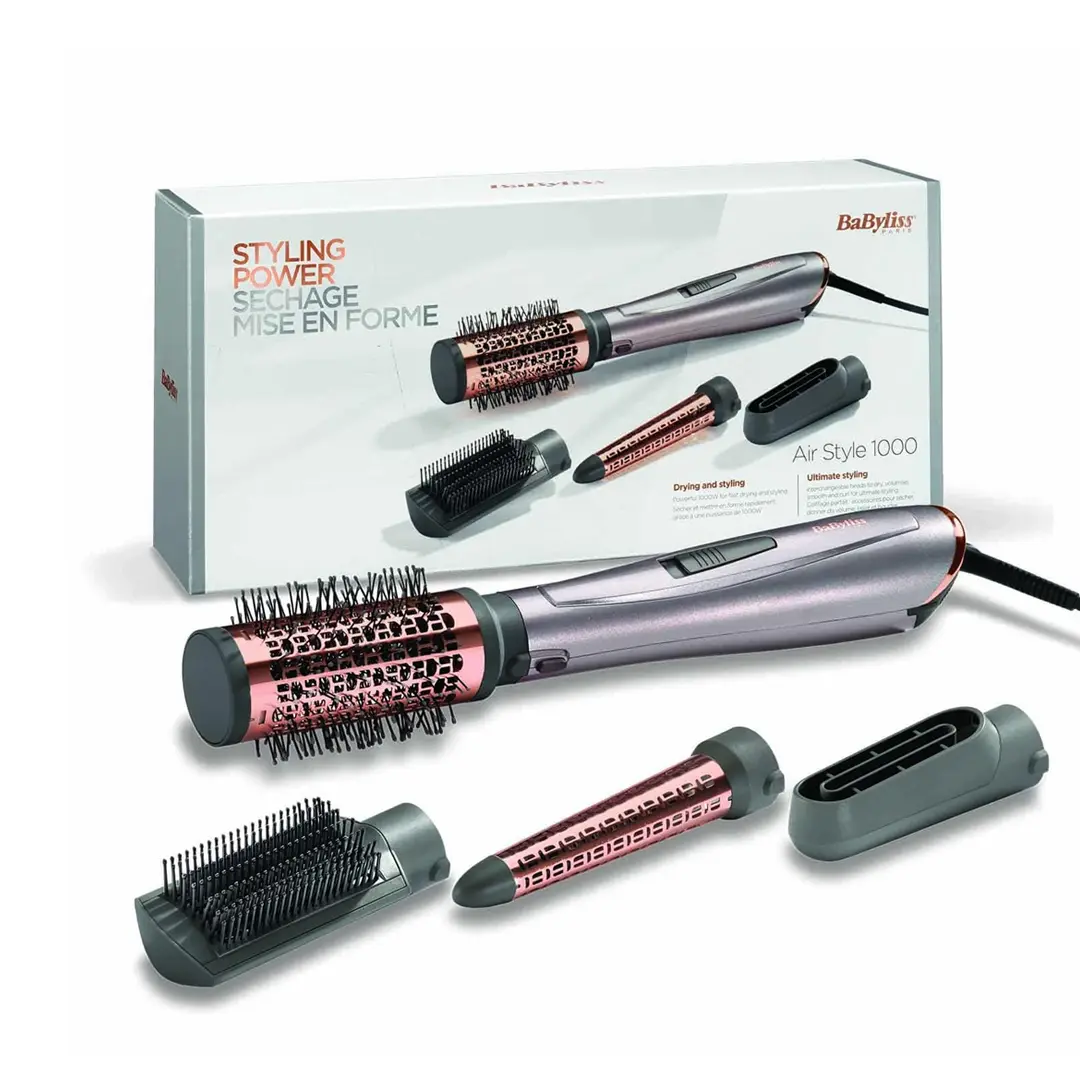 Babyliss 1000W 4 In 1 Rotating Air Styler Brush