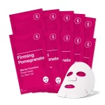 GLAM UP Sheet Mask Firming Pomegranate (10 sheets) - Strengthen Skin Barrier