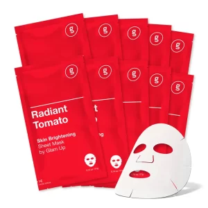 GLAM UP Sheet mask Radiant Tomato (10 sheets)
