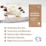 GLAM UP Sheet Mask Nourishing Shea Butter (10 Sheets) - Intense Moisture