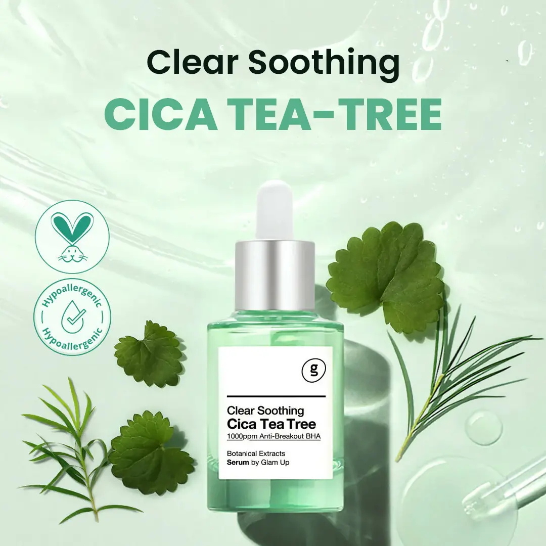 Glam Up Clear Soothing Cica Tea Tree Serum