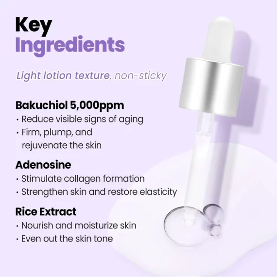 GLAM UP Firm Hydrating Bakuchiol Serum