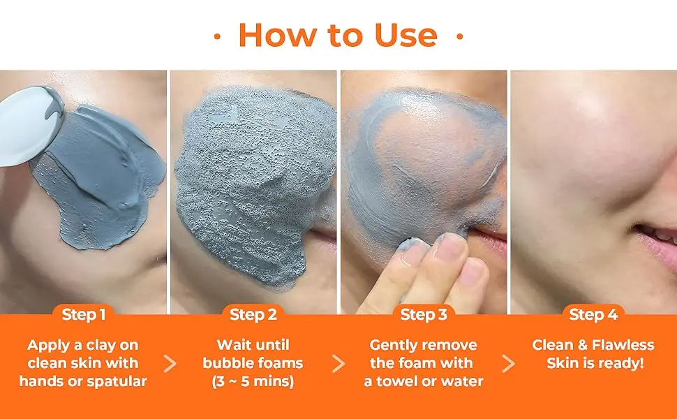 Bubbling Carbonated Clay Mask