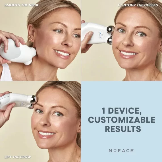 NuFACE Trinity Pro Facial Toning Device (Includes 1.69 Oz Aqua Gel)