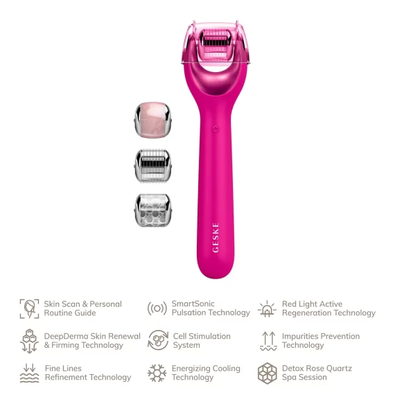 GESKE Micro needle Face Roller 9 In 1