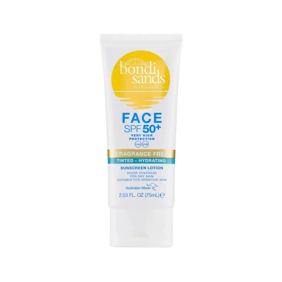 BONDI SANDS SPF Fragrance Free 50+ Face Tinted - Hydrated 75ml