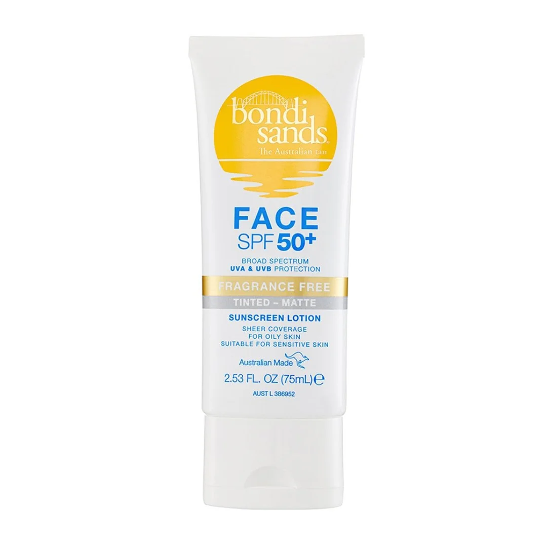 BONDI SANDS SPF Fragrance Free 50+ Face Tinted - Matte 75ml