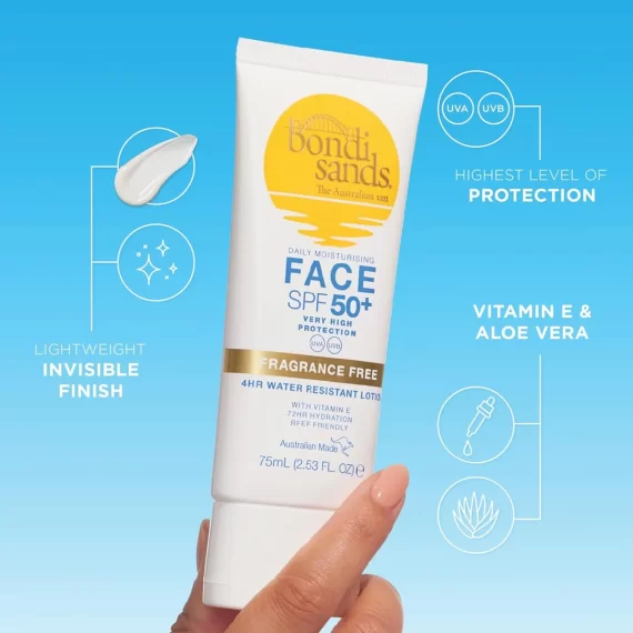 BONDI SANDS Sunscreen Lotion Spf50+ Fragrance Free 150ml