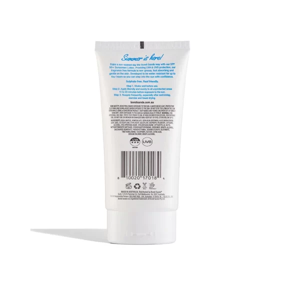 BONDI SANDS Sunscreen Lotion Spf50+ Fragrance Free 150ml