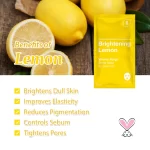 GLAM UP Sheet Mask Brightening Lemon (10 sheets)