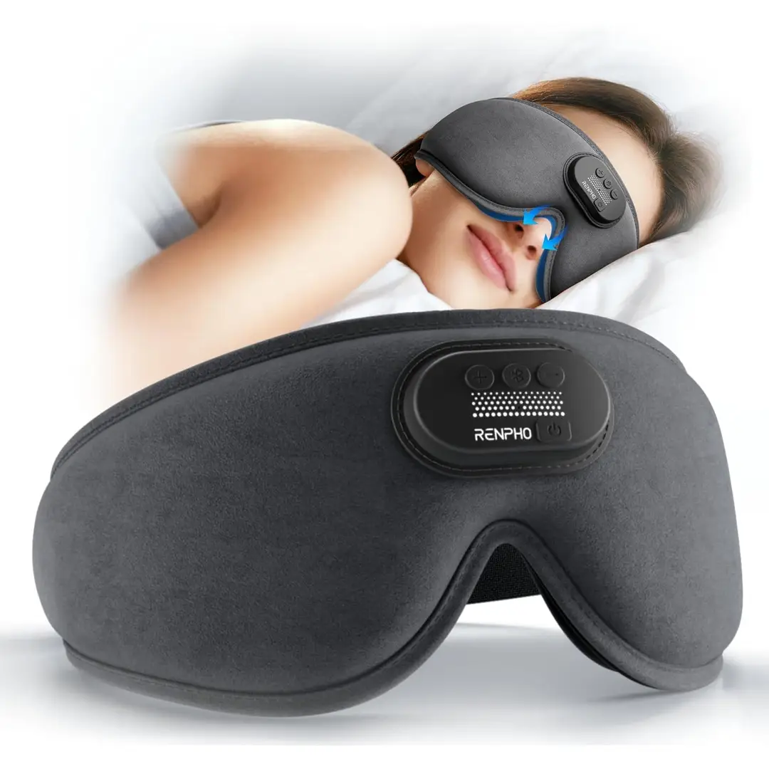 RENPHO Sleep Headphones Sleep Mask with Bluetooth Headphones