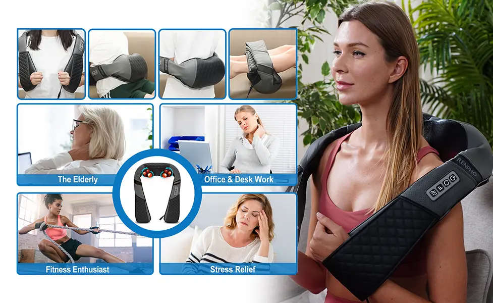 RENPHO Back Neck Massager with Heat