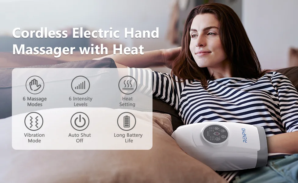 RENPHO Hand Massager with Heat