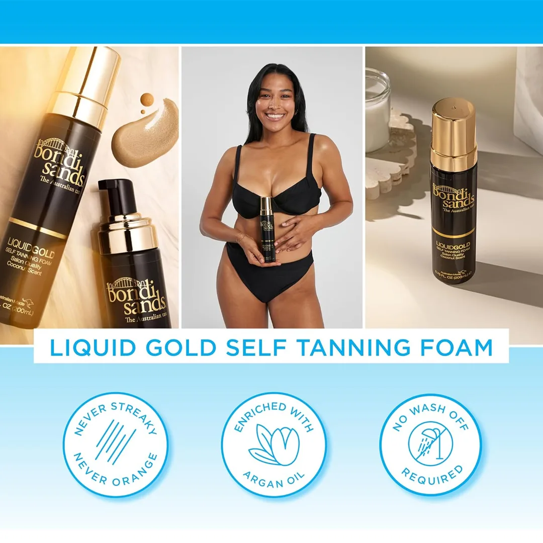 BONDI SANDS Self Tanning Foam Liquid Gold 200 ml