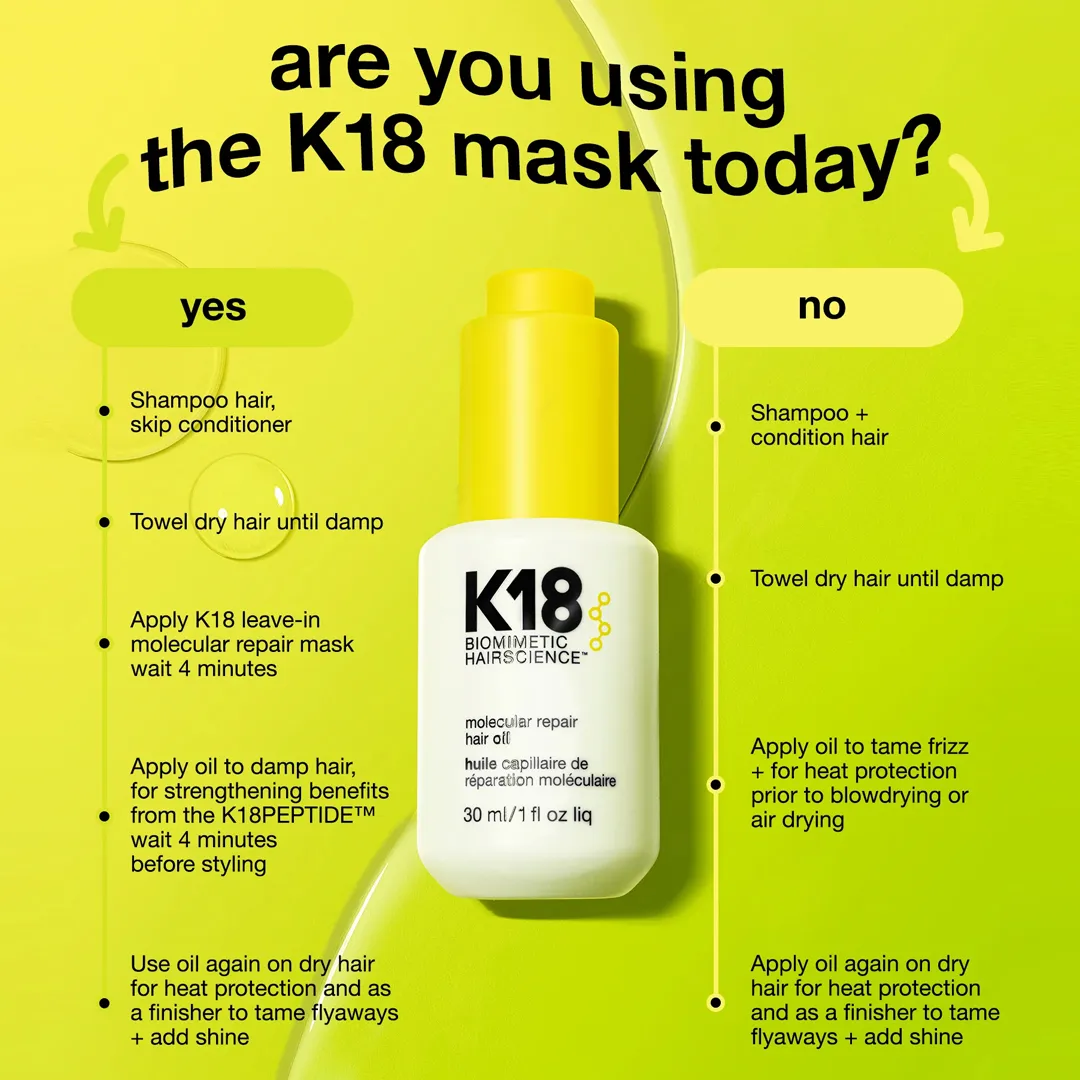 K18 Molecular Repair Hair Oil - 30 ml