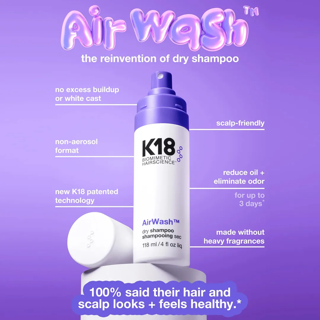 K18 Airwash Dry Shampoo - 118ml