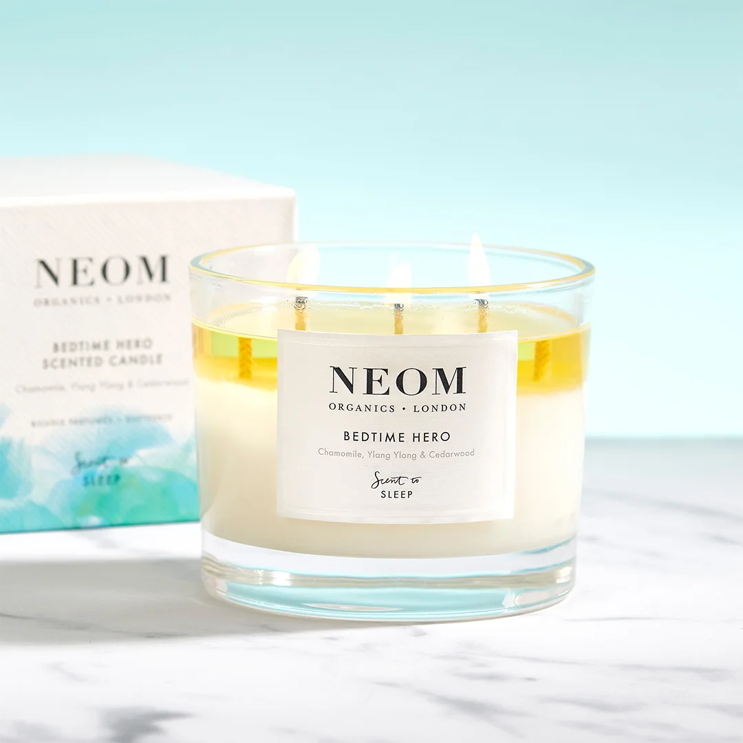 NEOM Bedtime Hero 3 wick Candle