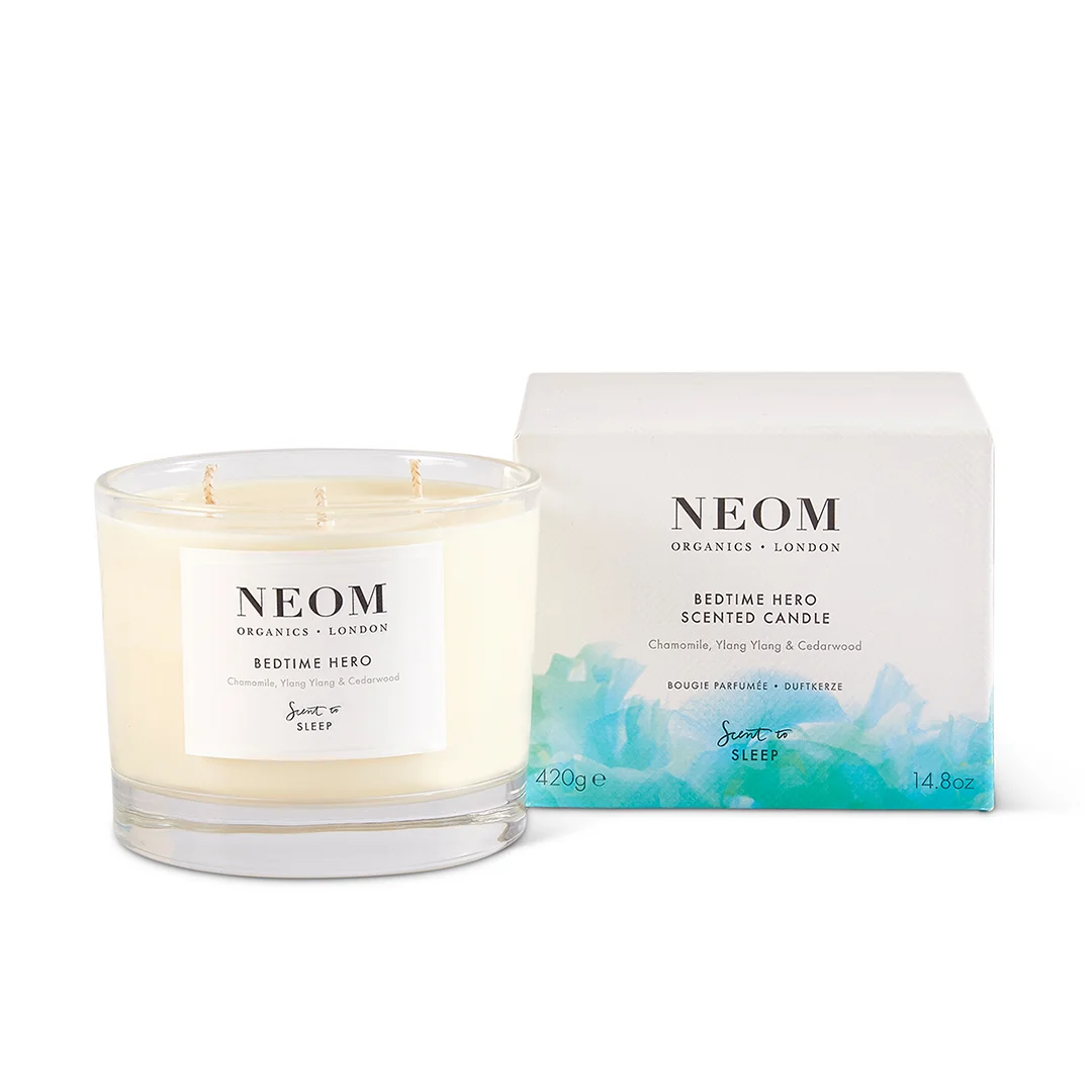 NEOM Bedtime Hero 3 wick Candle