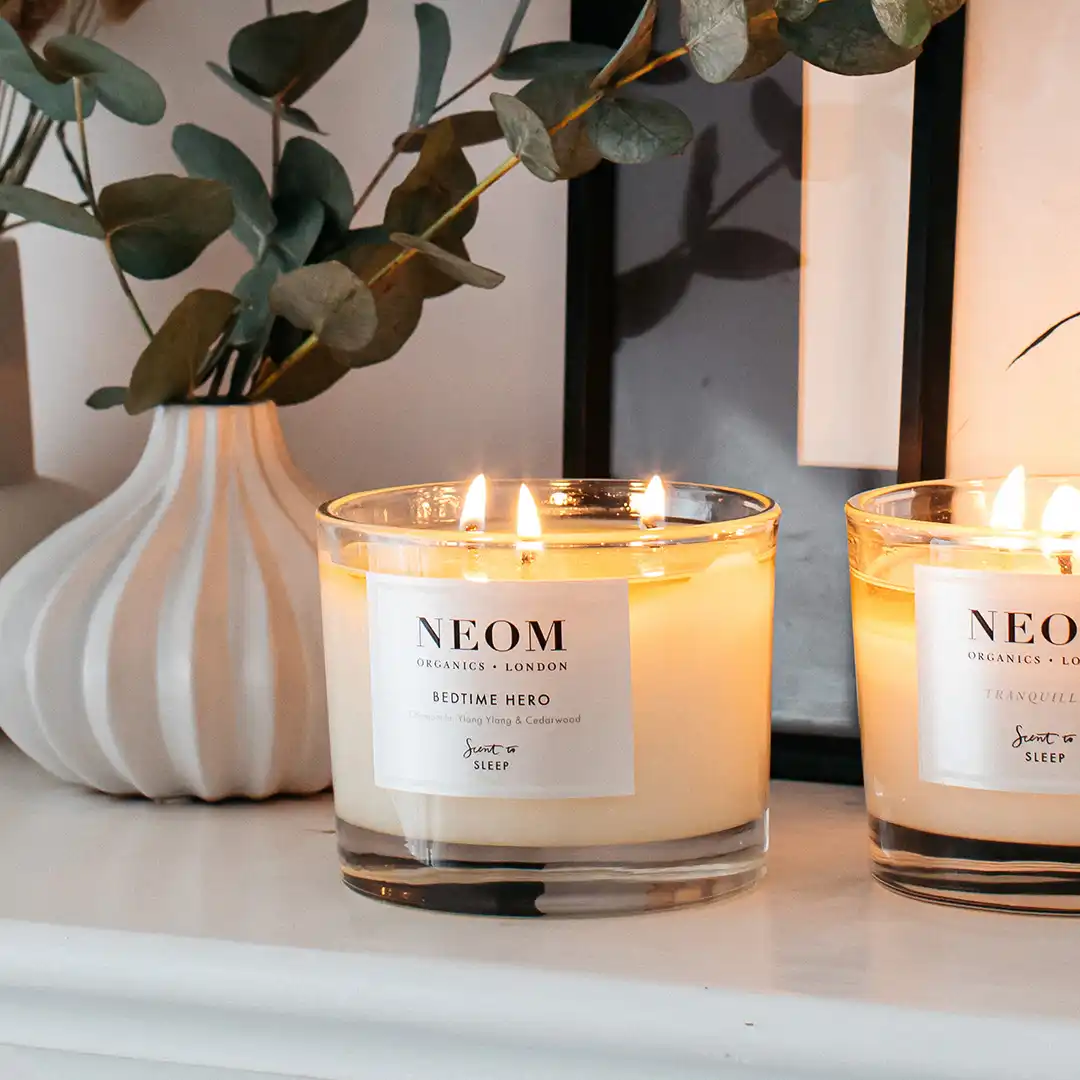 NEOM Bedtime Hero 3 wick Candle
