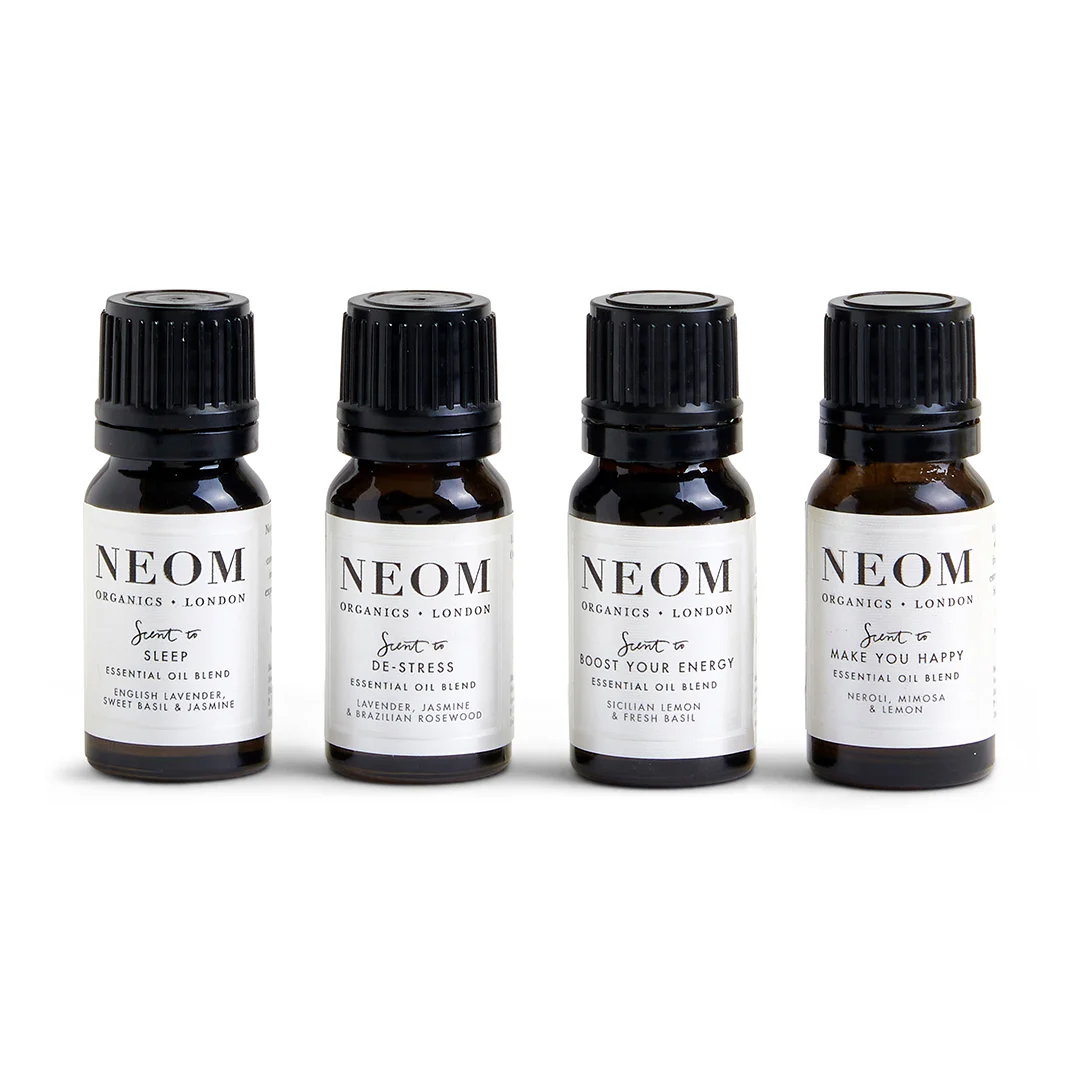 NEOM Wellbeing Essential Oil Blends 4-Pieces