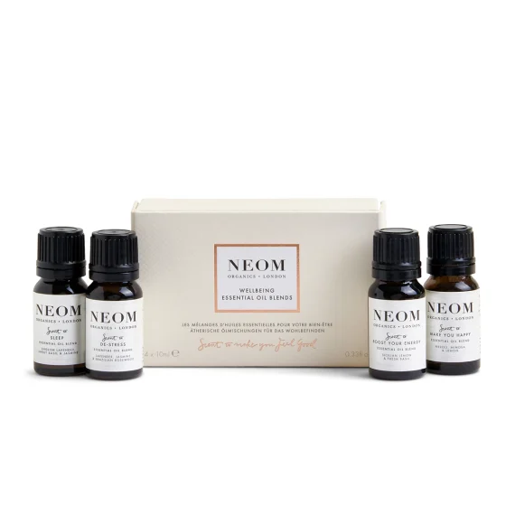 NEOM Wellbeing Essential Oil Blends 4-Pieces