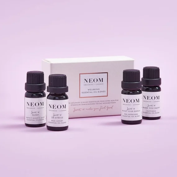 NEOM Wellbeing Essential Oil Blends 4-Pieces