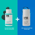 K18 Biomimetic Hairscience Peptide Prep Detox Shampoo and Hair Mask Duo