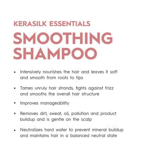 KERASILK ESSENTIALS Smoothing Shampoo 250ml