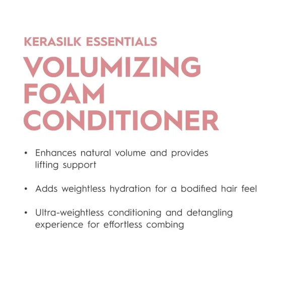 KERASILK ESSENTIALS Volumizing Foam Conditioner 150ml