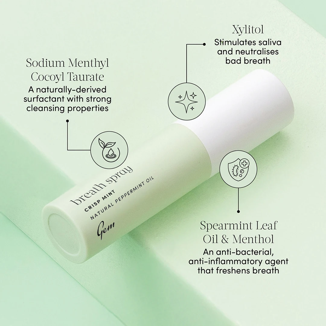 GEM Breath Spray - Crisp Mint 9 ml