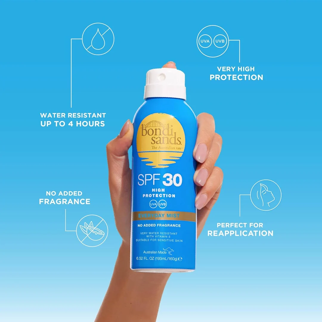 BONDI SANDS Spf 30 Aerosol Mist Spray Fragrance Free 160g