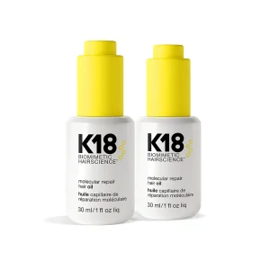 K18 Molecular Hair Oil 30ml 2 Pack Set
