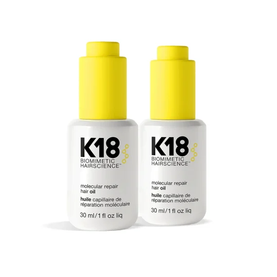 K18 Molecular Hair Oil 30ml 2 Pack Set
