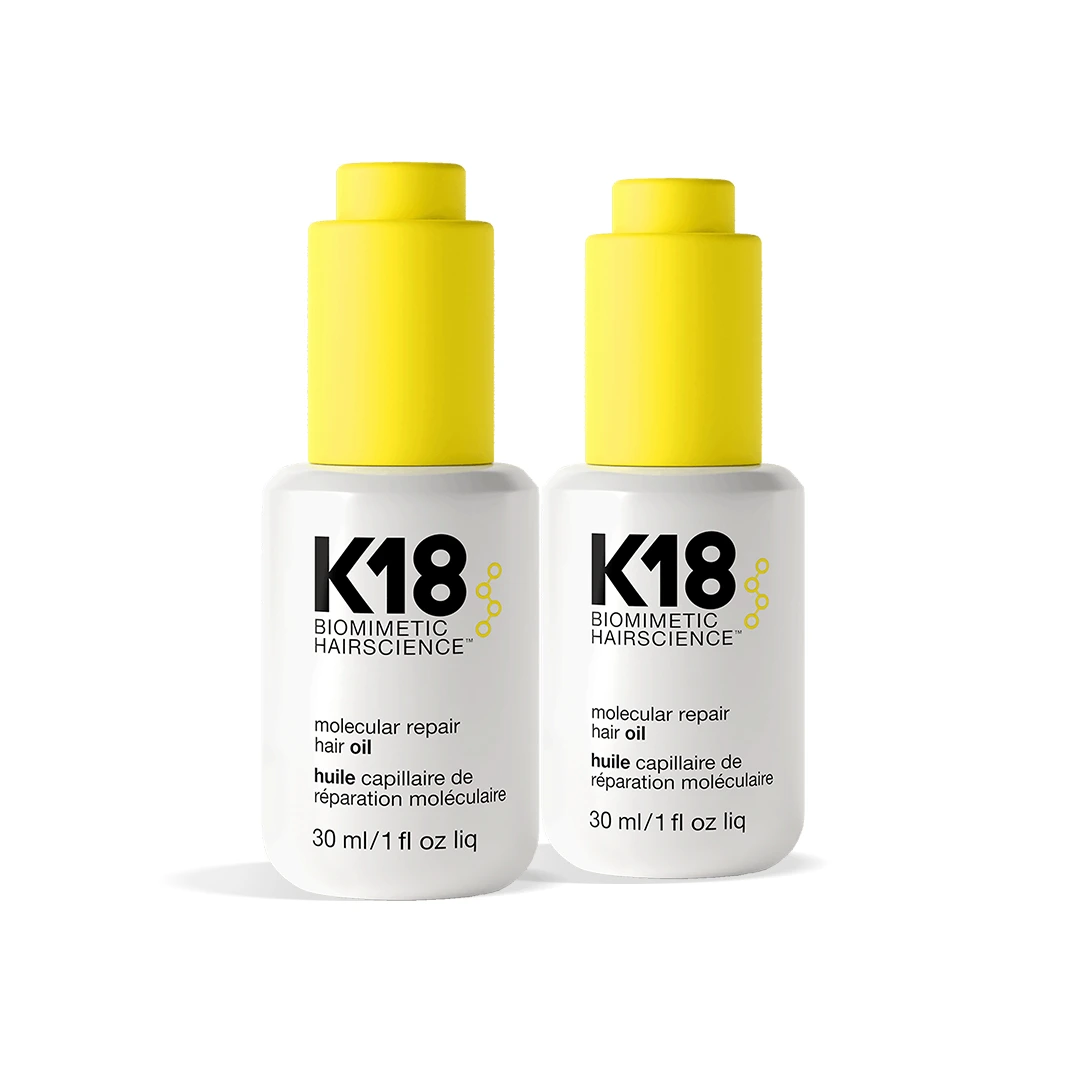 K18 Molecular Hair Oil 30ml 2 Pack Set