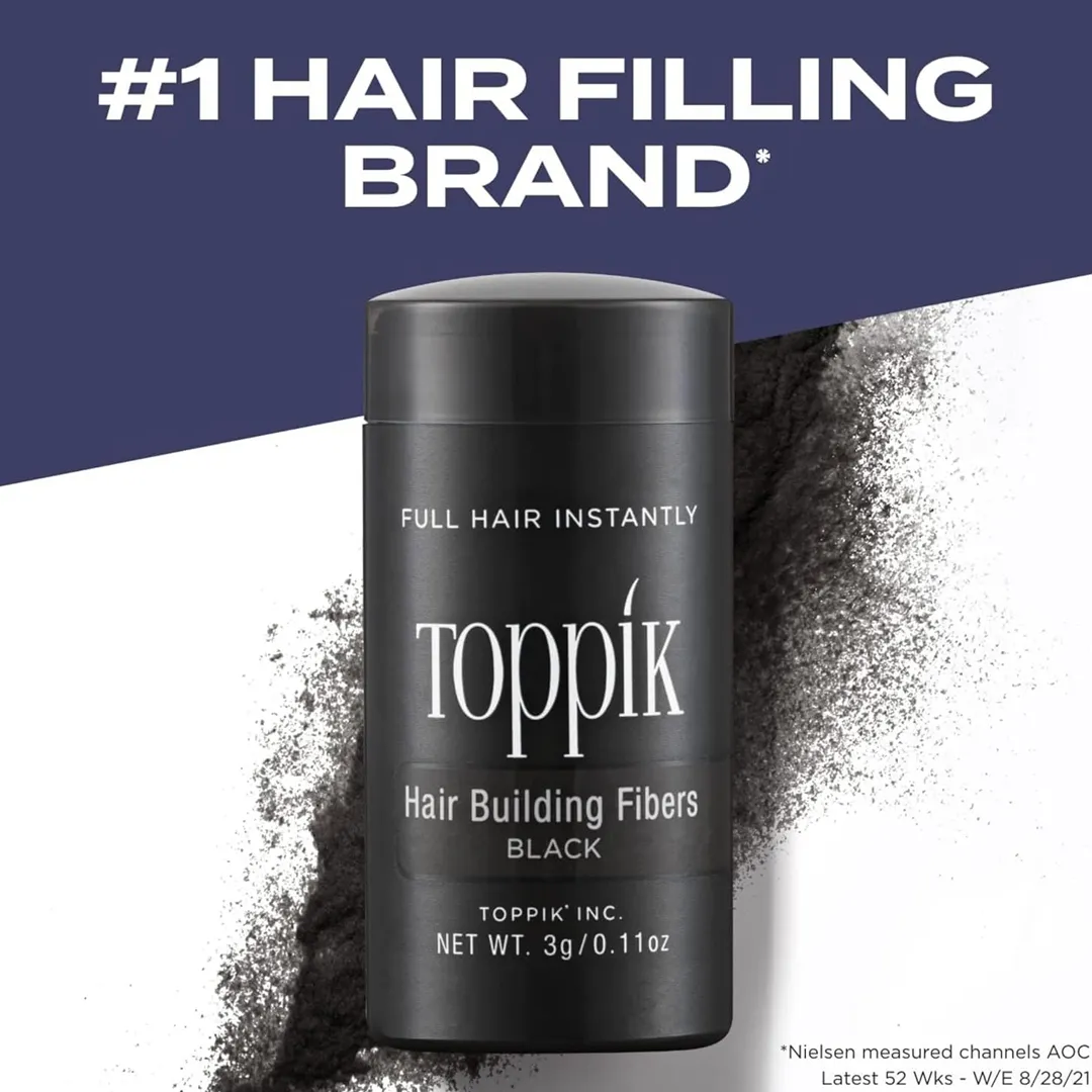 TOPPIK Hair Building Fibers Black 12g