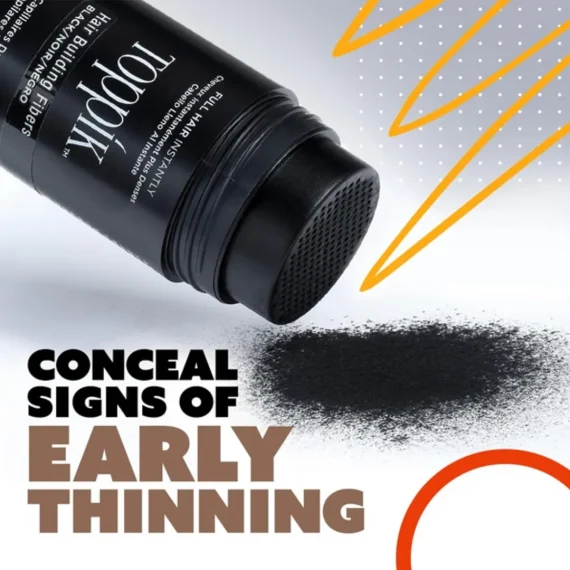 TOPPIK Hair Building Fibers Black 12g