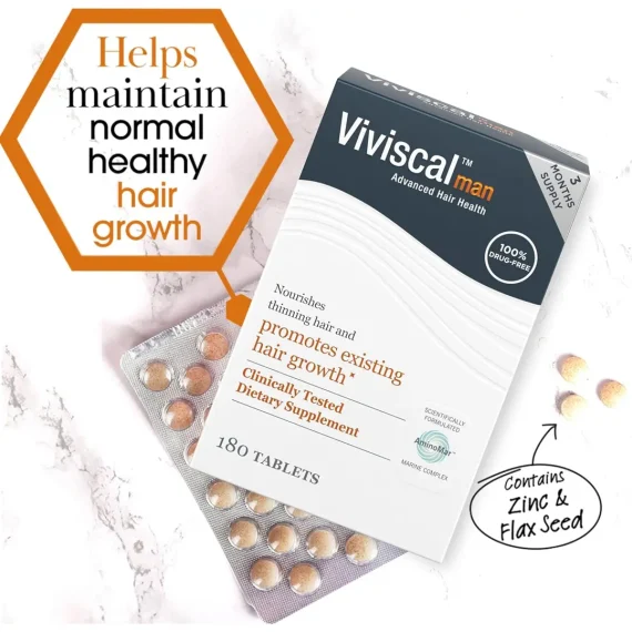 VIVISCAL Man Supplements 180 Tabs
