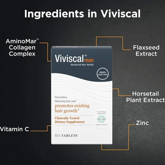 VIVISCAL Man Supplements 60 Tabs