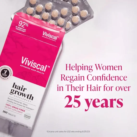 VIVISCAL Max Strength Supplements 60 Tabs Women