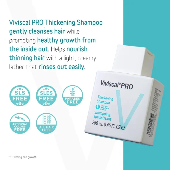 VIVISCAL Professional Thin to Thick Shampoo 250ml